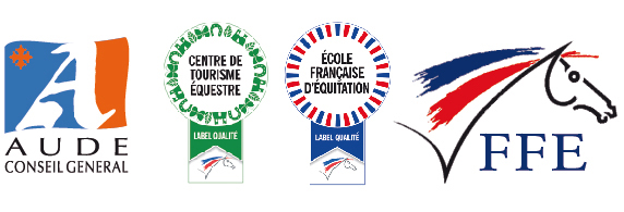 Département de l'Aude centre de tourisme équestre, école française d'équitation, fédération française d'équitation, label qualité cheval poney